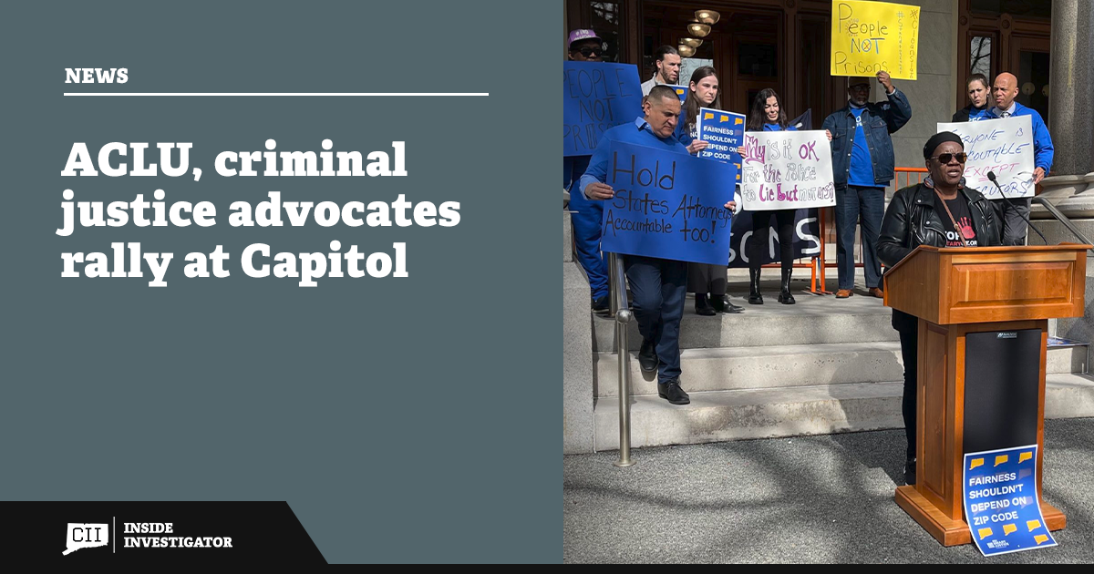 ACLU, criminal justice advocates rally at Capitol