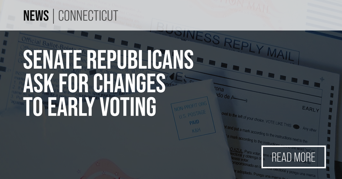 Senate Republicans ask for changes to early voting