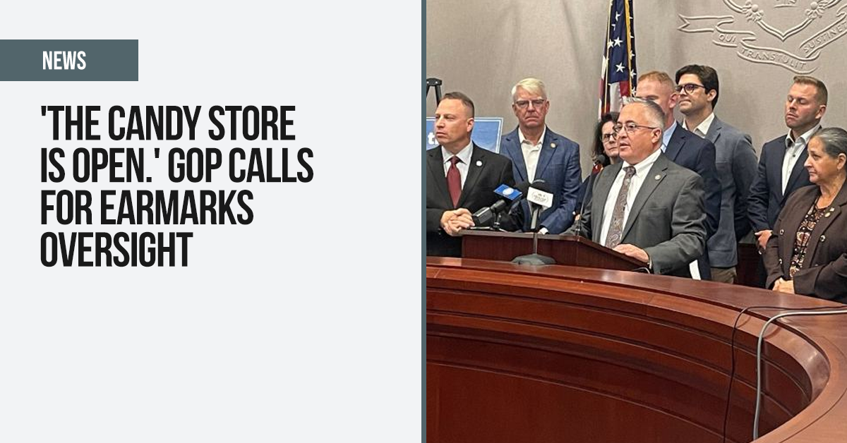 'The candy store is open.' GOP calls for earmarks oversight