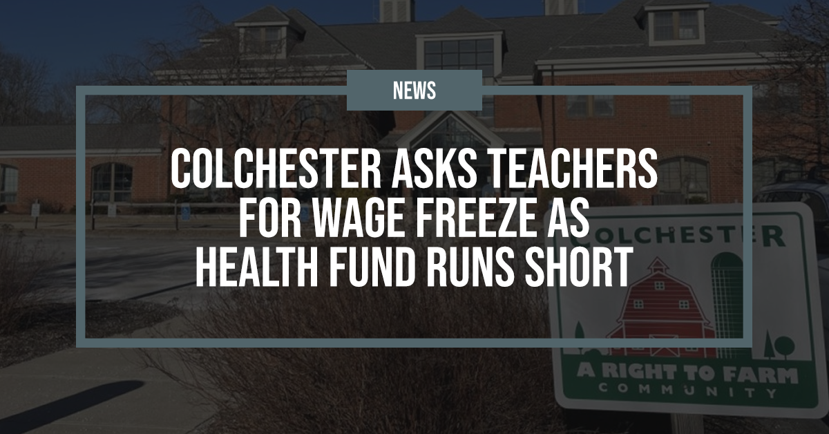 Colchester asks teachers for wage freeze as health fund runs short