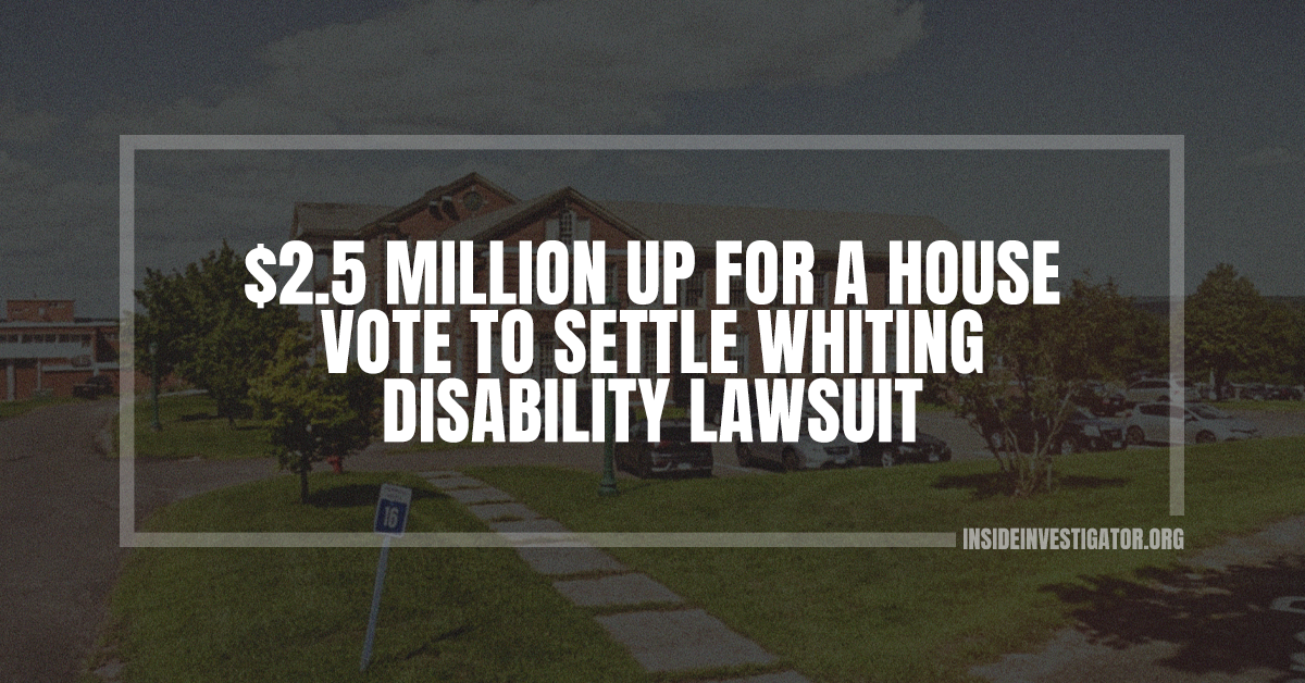 $2.5 million up for a House vote to settle Whiting disability lawsuit